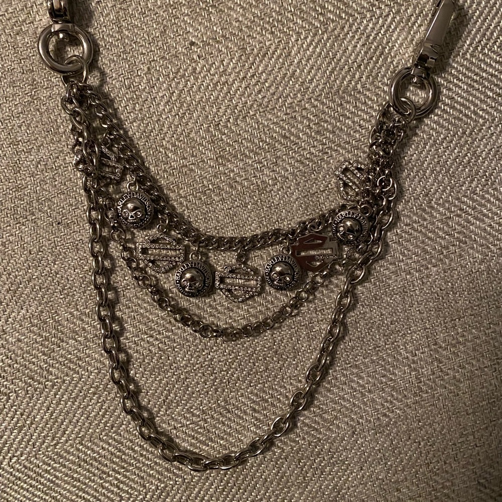 Harley Davidson hip chain belt purse clip